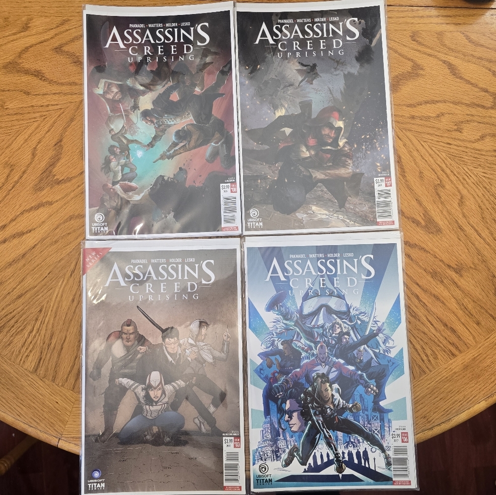 Assassin's Creed Uprising Comics Complete Set With Origins #4
